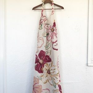 🌺New 💯% Linen Maui Maternity Maxi Halter Dress🌺